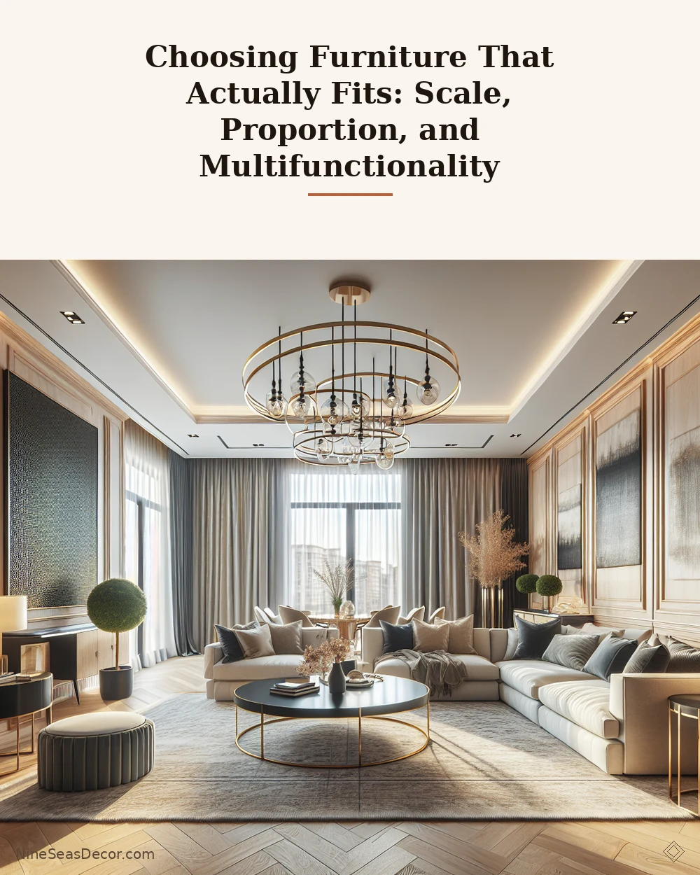 Choosing Furniture That Actually Fits: Scale, Proportion, and Multifunctionality | NineSeasDecor.com