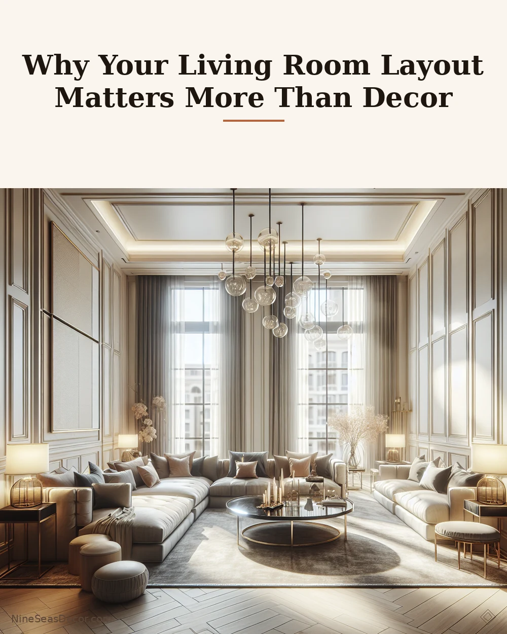 Why Your Living Room Layout Matters More Than Decor | NineSeasDecor.com