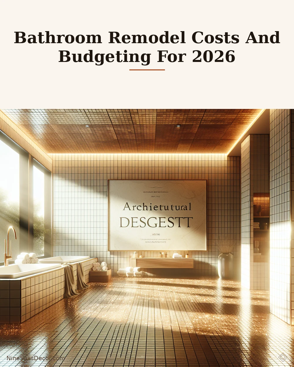 Bathroom Remodel Costs And Budgeting For 2026 | NineSeasDecor.com
