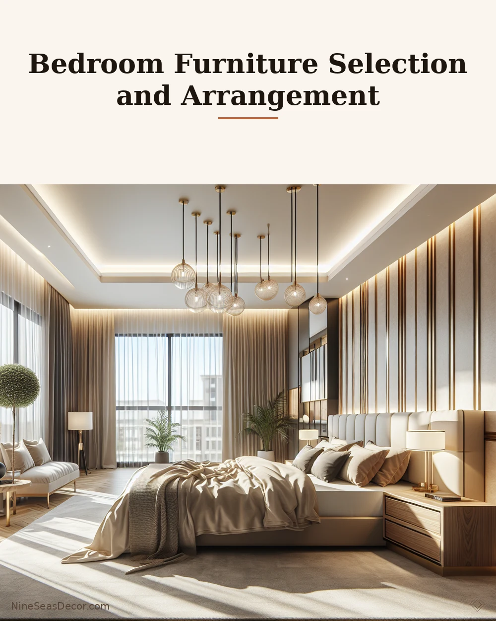 Bedroom Furniture Selection and Arrangement | NineSeasDecor.com