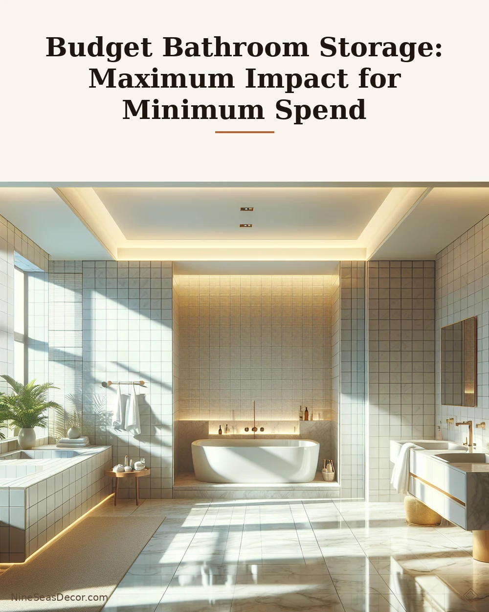 Budget Bathroom Storage: Maximum Impact for Minimum Spend | NineSeasDecor.com