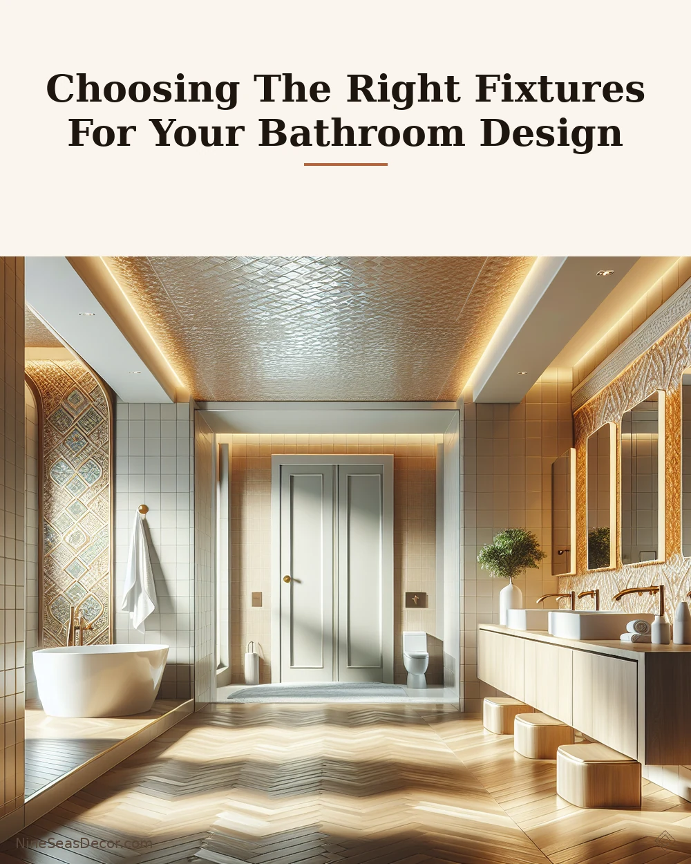 Choosing The Right Fixtures For Your Bathroom Design | NineSeasDecor.com