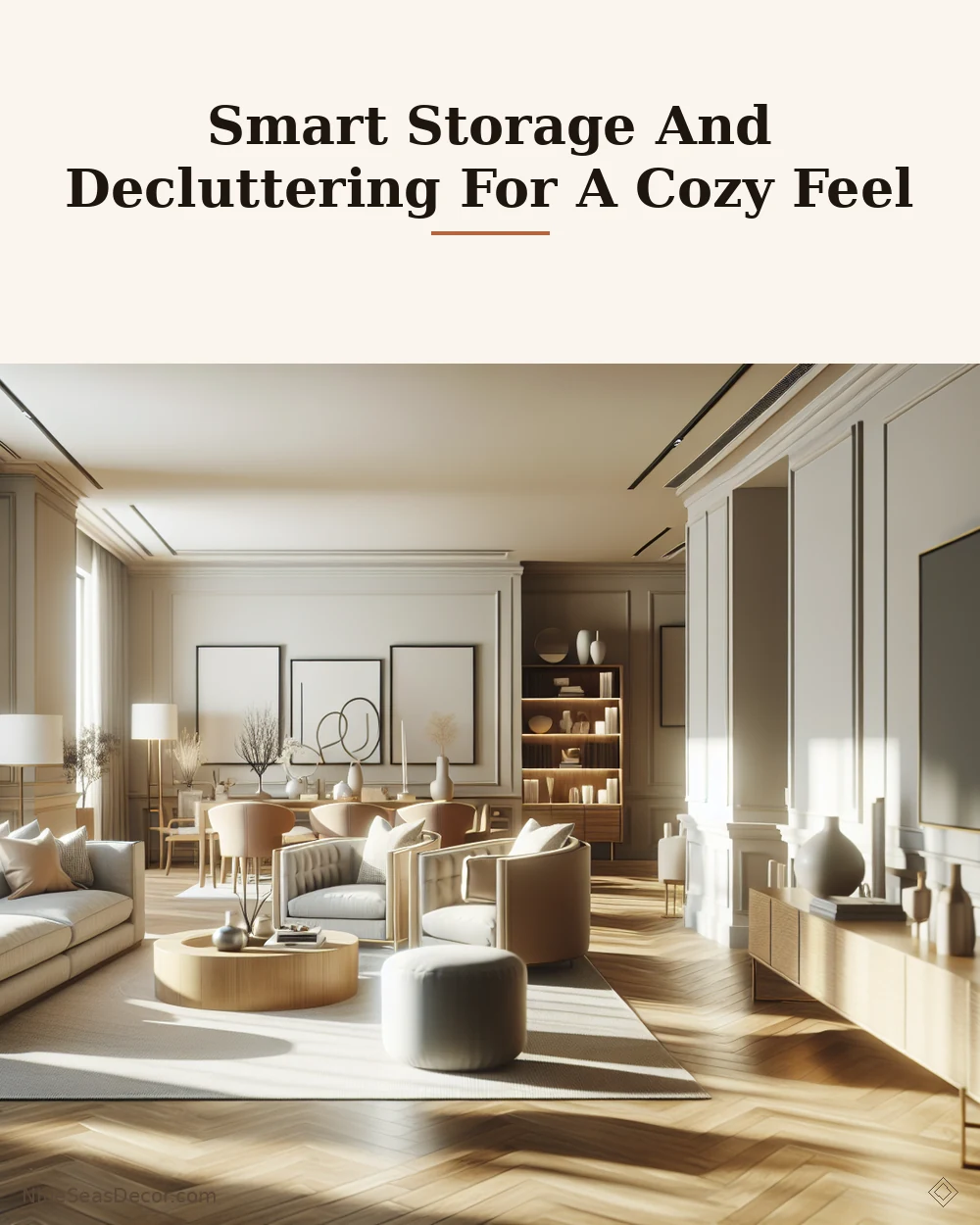 Smart Storage And Decluttering For A Cozy Feel | NineSeasDecor.com