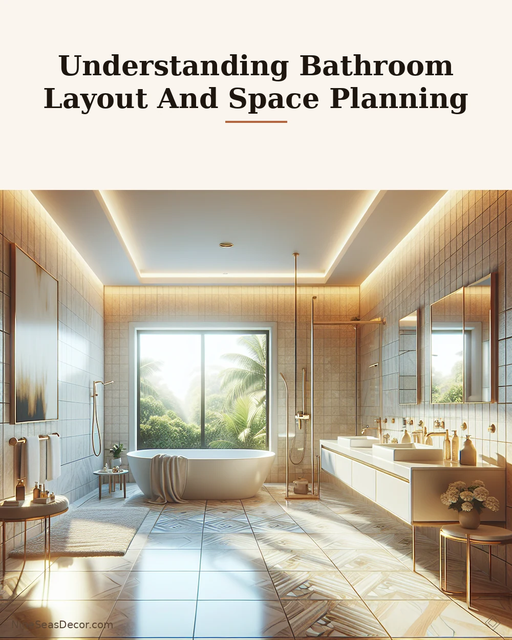 Understanding Bathroom Layout And Space Planning | NineSeasDecor.com