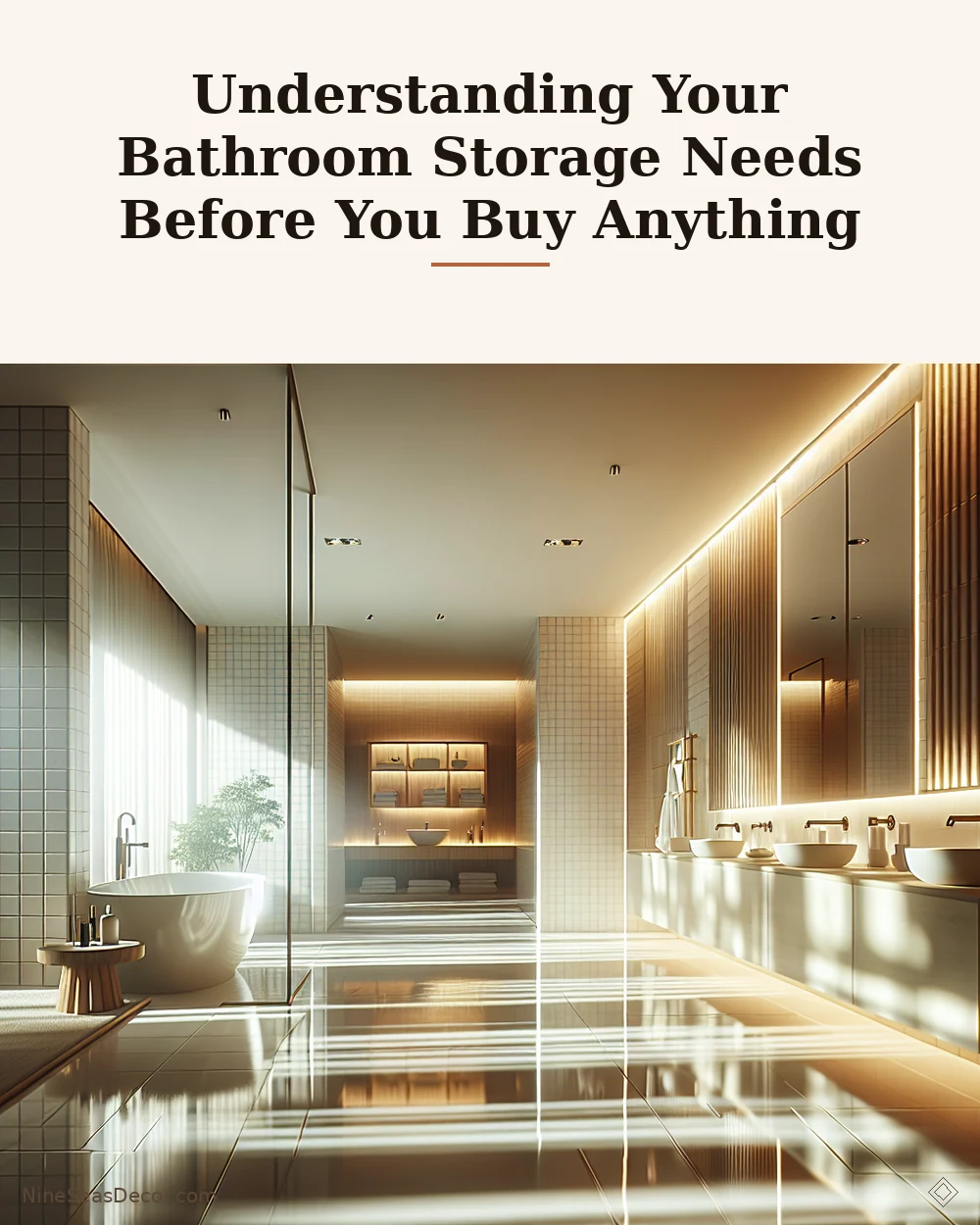 Understanding Your Bathroom Storage Needs Before You Buy Anything | NineSeasDecor.com