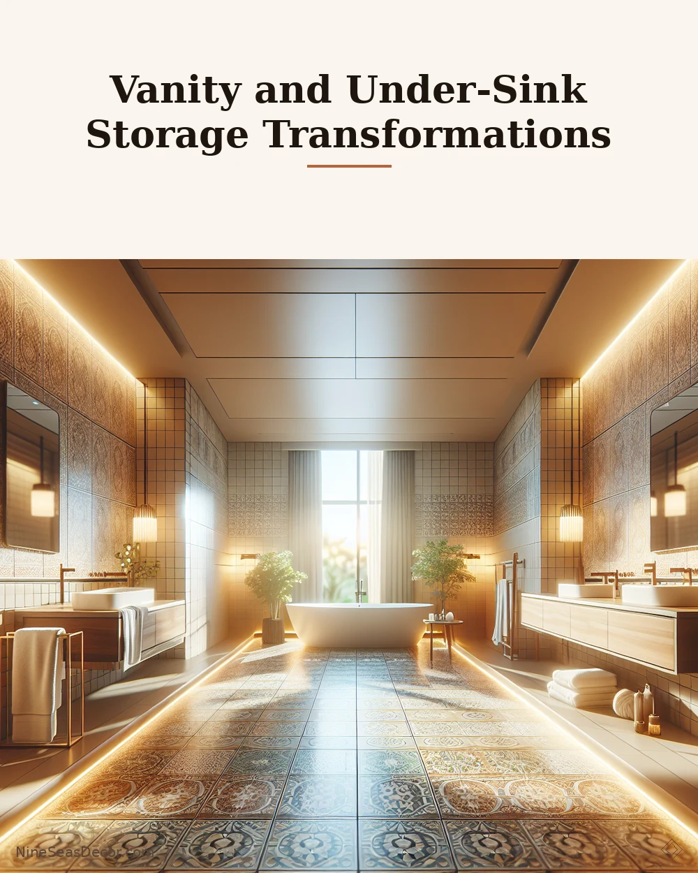 Vanity and Under-Sink Storage Transformations | NineSeasDecor.com