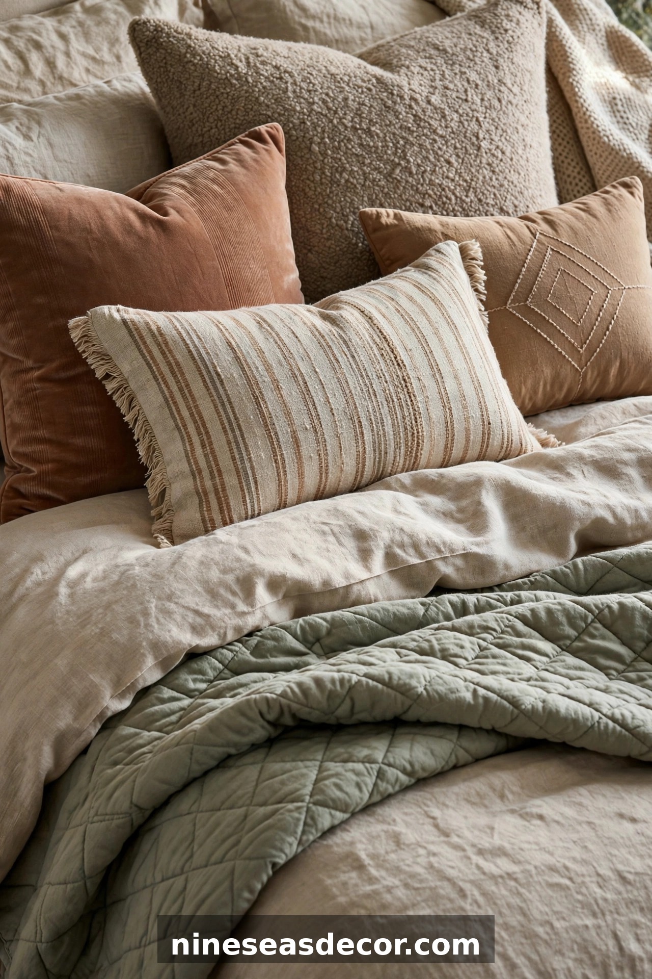 Master Bedroom Textiles and Bedding: The Art of Layering