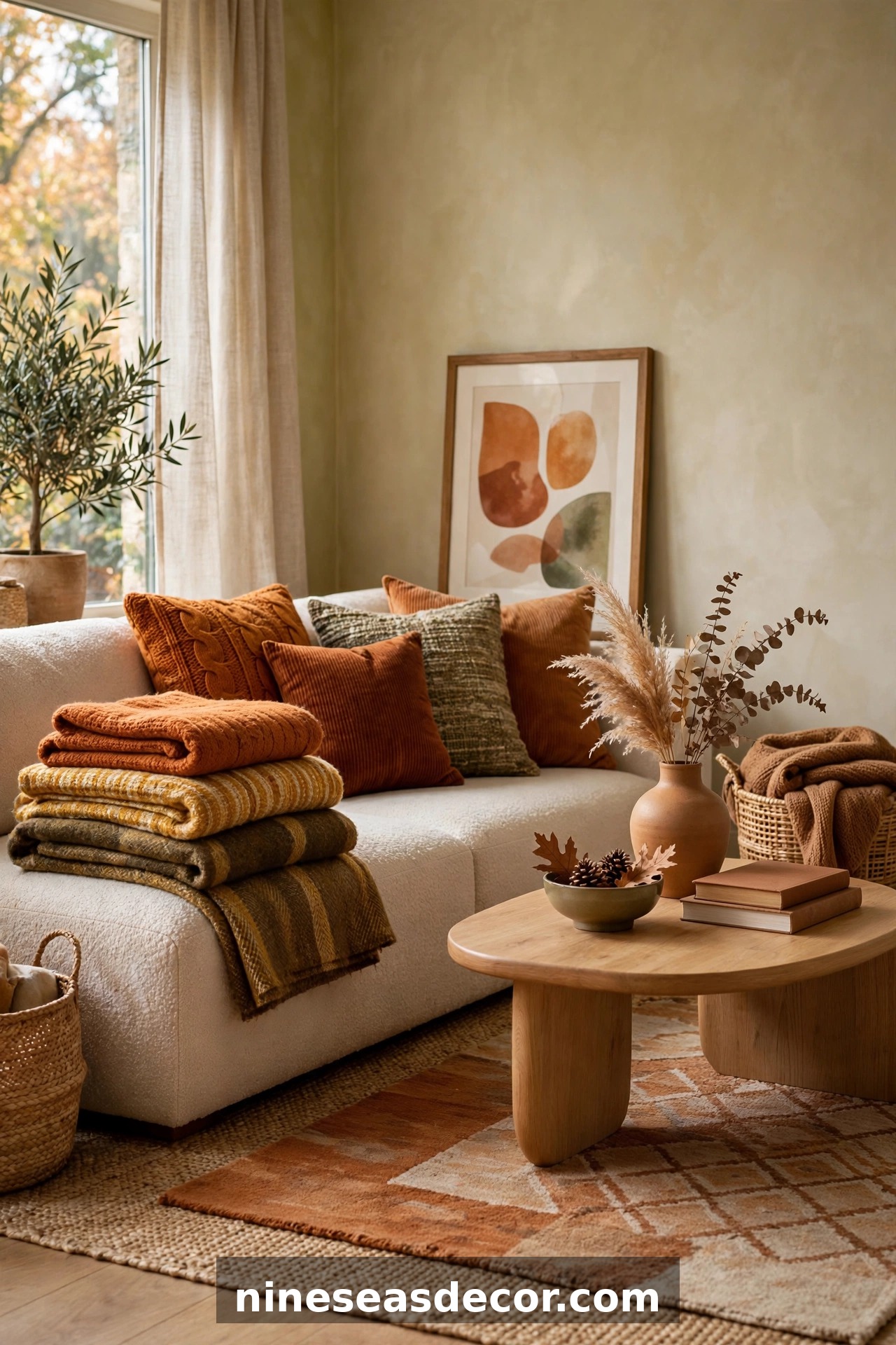 Living Room Fall Layering: The Art Of Cozy Without Clutter