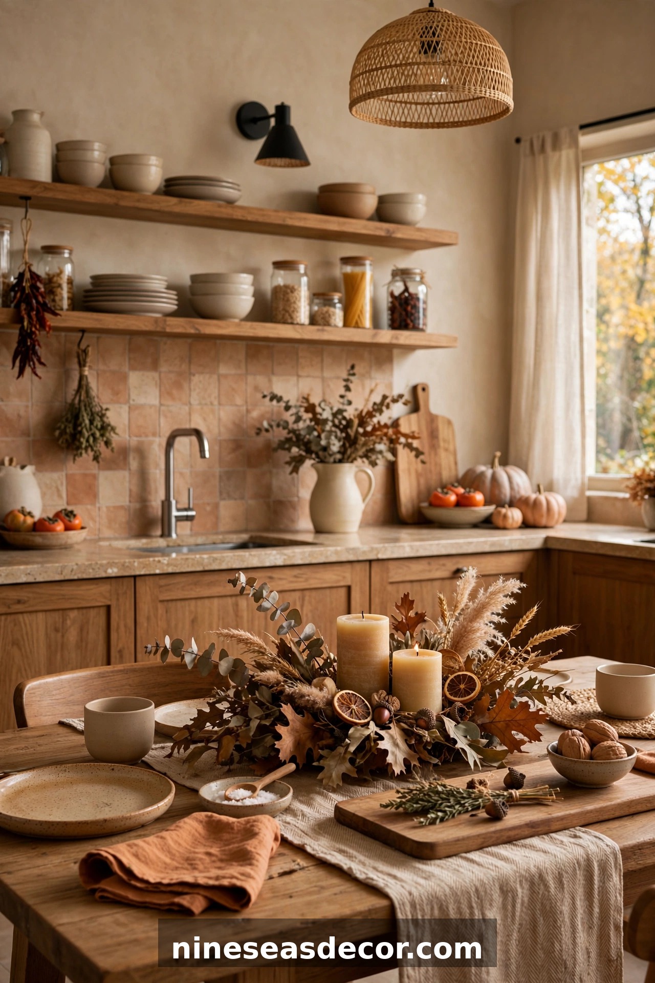 Kitchen And Dining Room: Fall Décor That Is Actually Functional