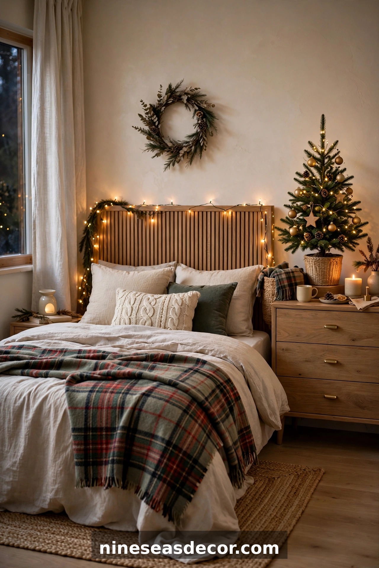 Bedroom Christmas Decorating Ideas for a Cozy Holiday Retreat