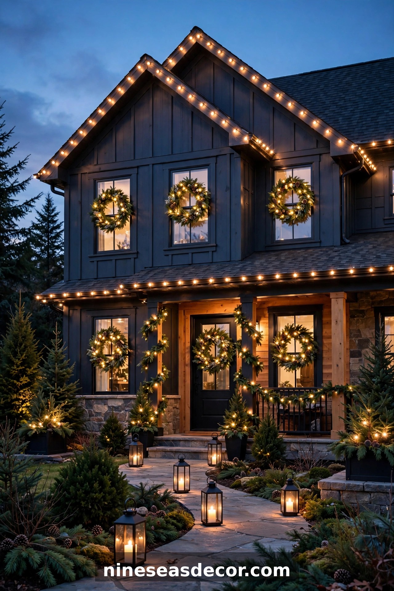 Outdoor Christmas Decorating Ideas for Maximum Curb Appeal