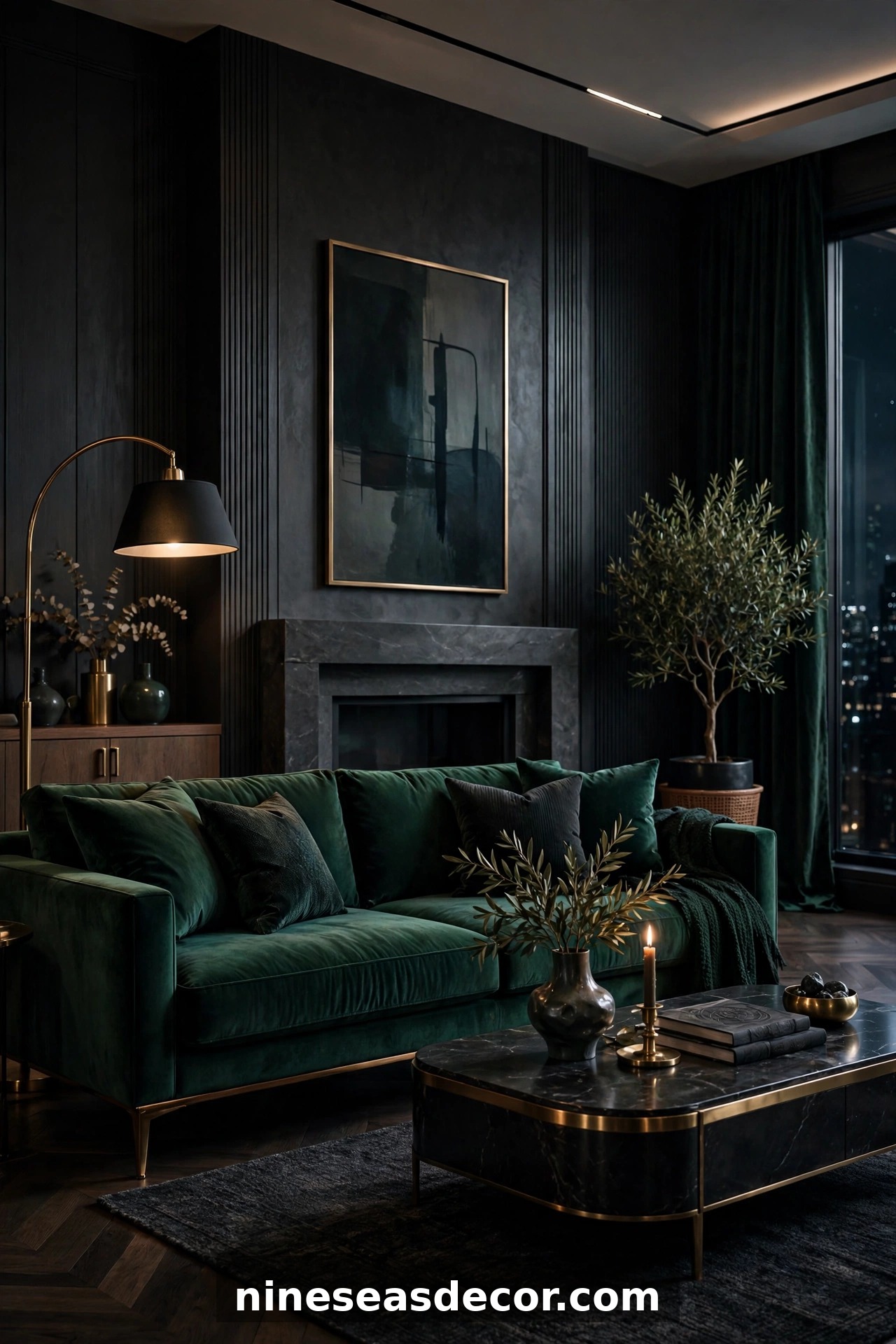 Bold and Dramatic Living Room Color Schemes