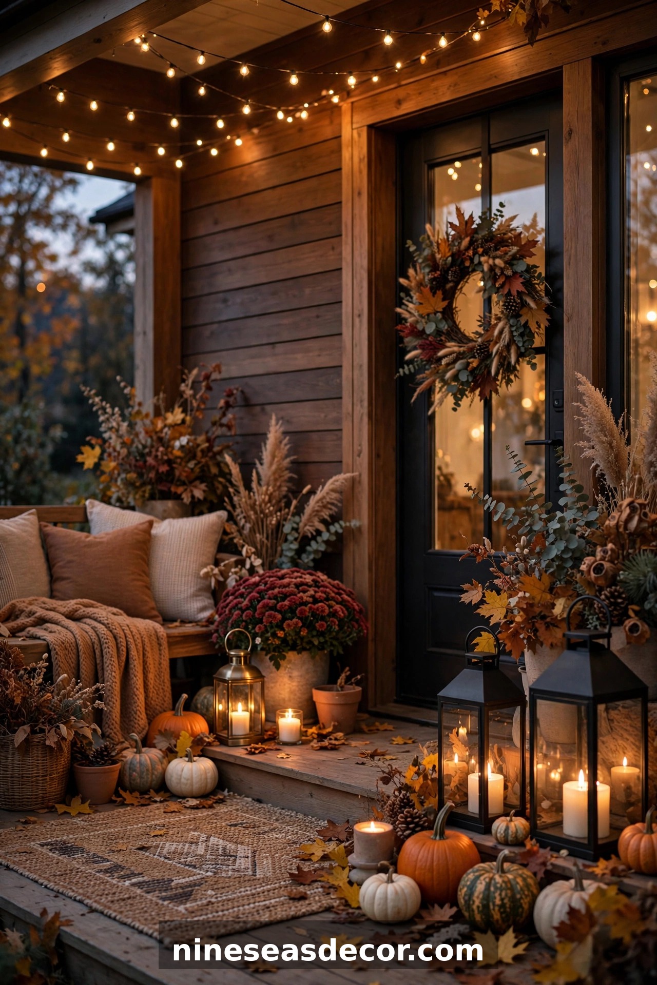 Fall Porch Lighting That Creates Warmth and Ambiance