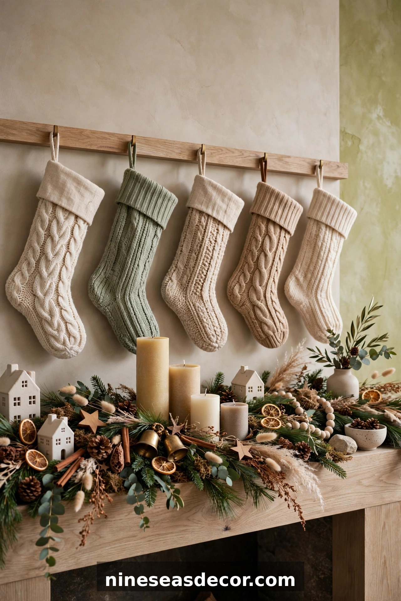 Stockings, Candles, and Accent Objects: Building Your Display Layers