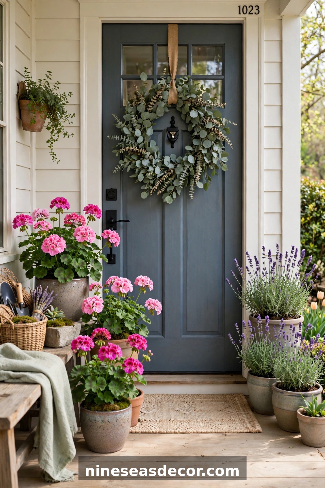Spring Porch Plants And Floral Arrangements That Actually Last