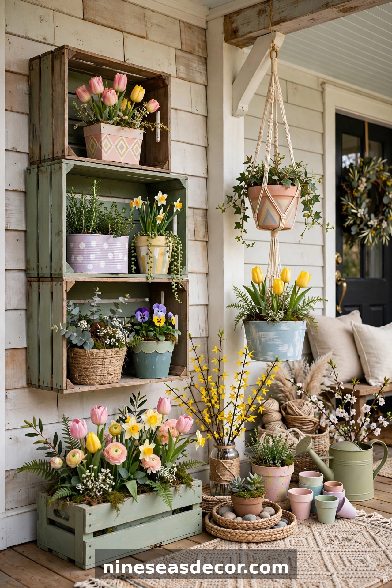 Budget Planning And DIY Projects For Spring Porch Decor