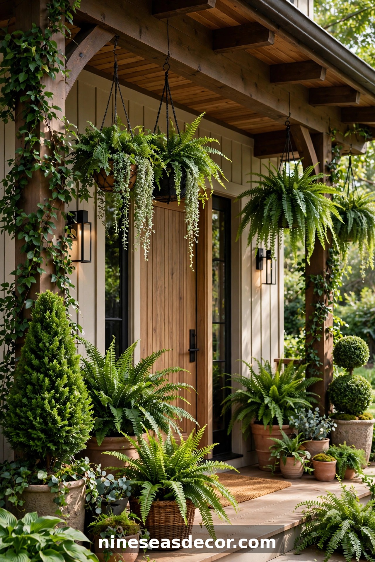 Plants and Greenery: Bringing Life to Your Front Porch