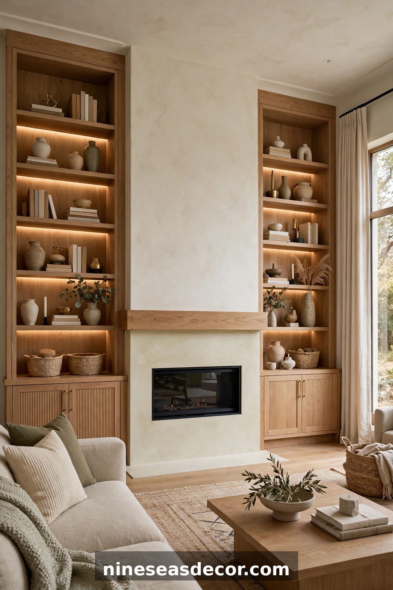 Built-In Storage Solutions That Transform Living Rooms