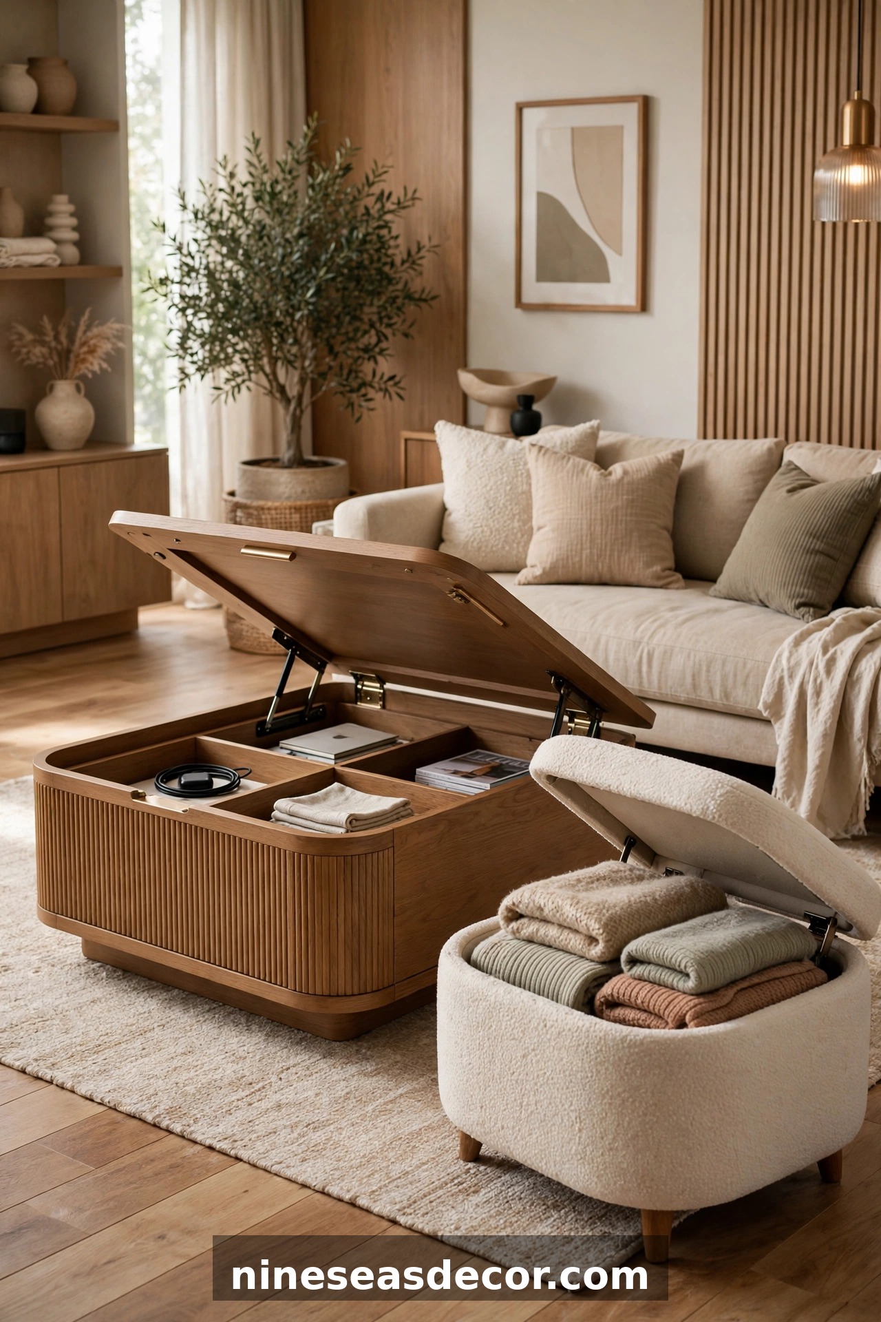 Furniture With Hidden Storage: Function Disguised as Style