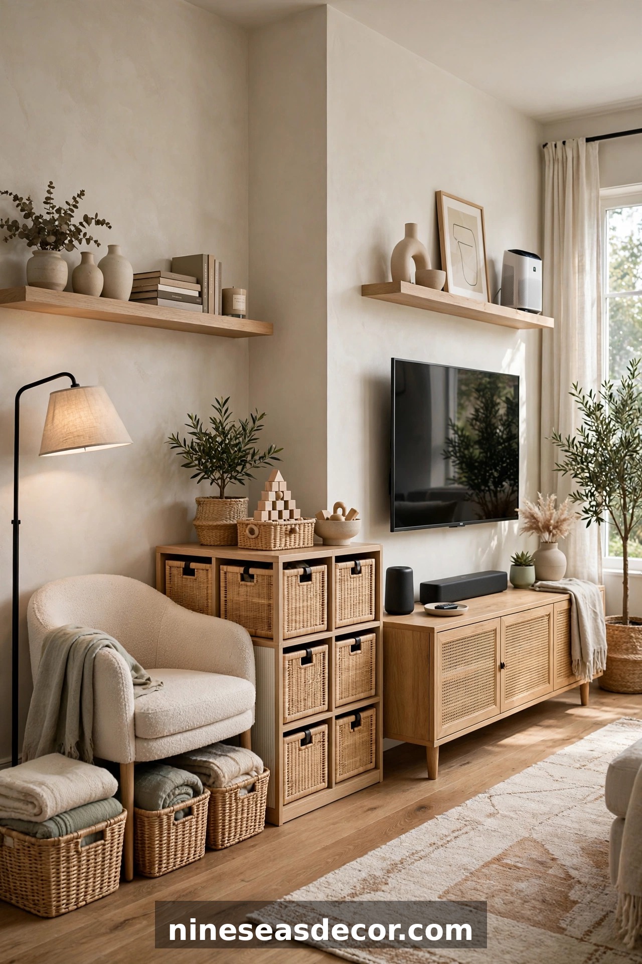 Smart Organization Systems for Living Room Zones