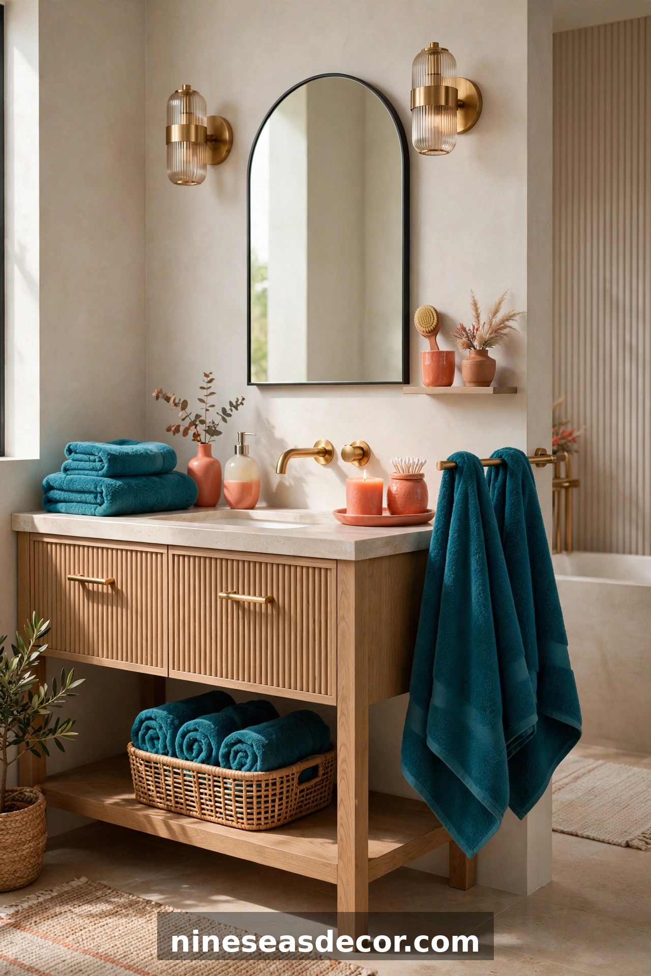 Accent Colors and the Art of the Bathroom Color Palette