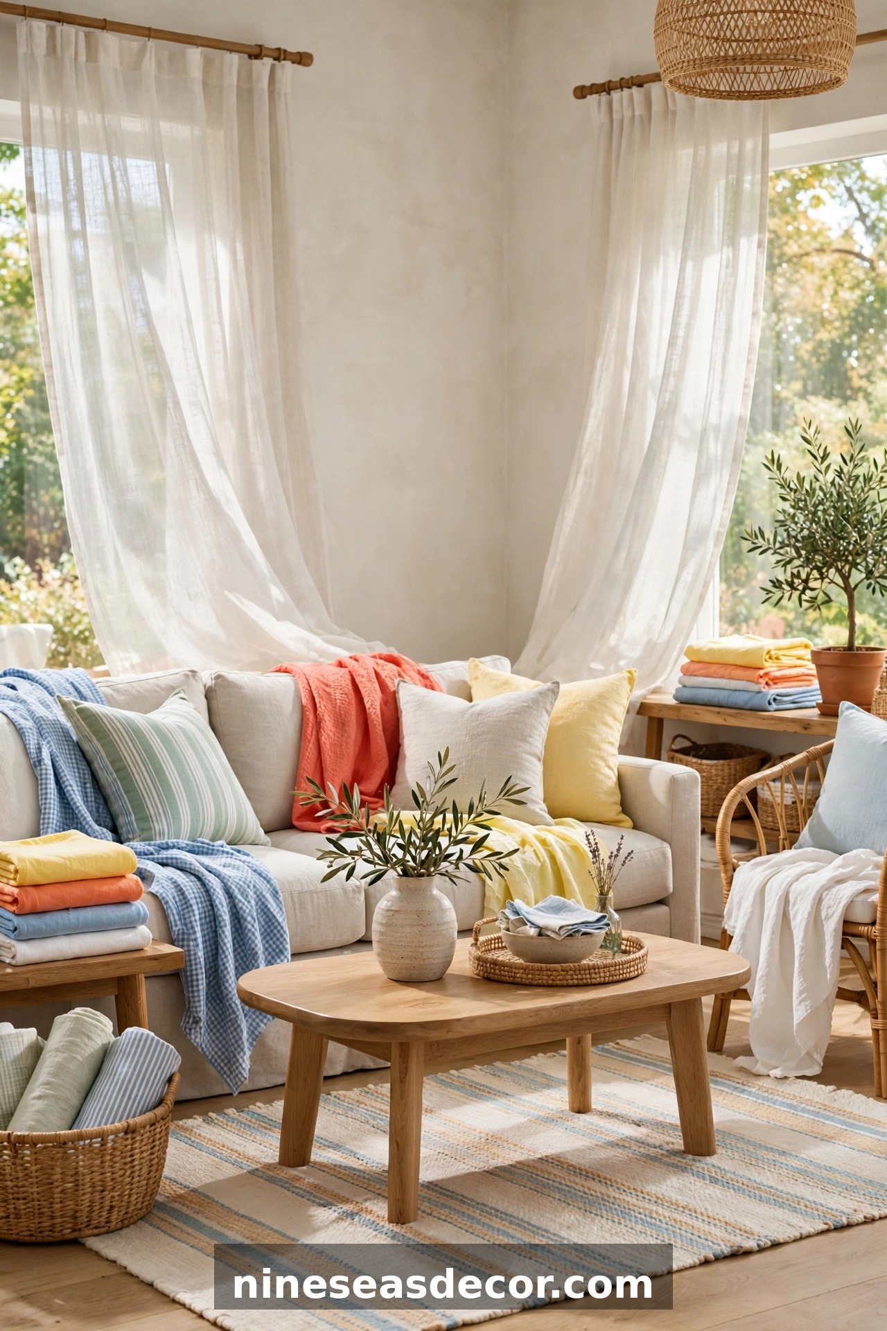 Summer Textile and Fabric Swaps That Make an Immediate Impact